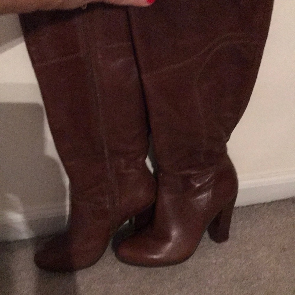 Audrey Brooke Tall Leather Boot size 7.5